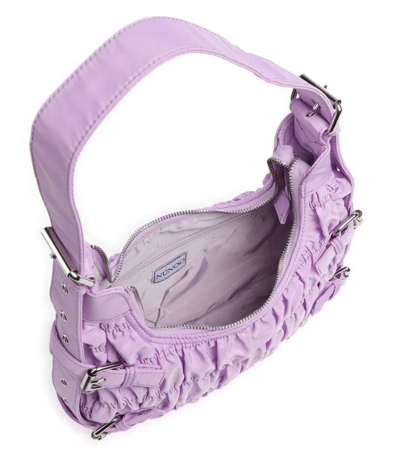 Núnoo Recycled Nylon Alaska Bolso de hobo purple