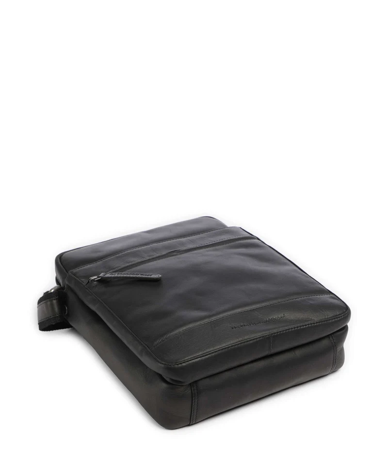 The Chesterfield Brand Wax Pull Up Cow Anzora Bandolera black