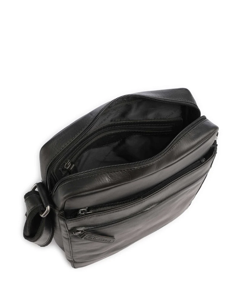 The Chesterfield Brand Wax Pull Up Cow Anzora Bandolera black