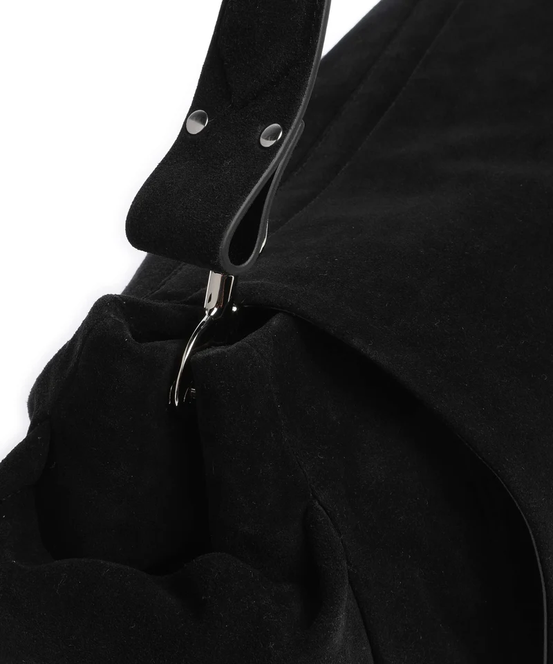 Vivienne Westwood Hazel Suede XL Bolso de hobo black