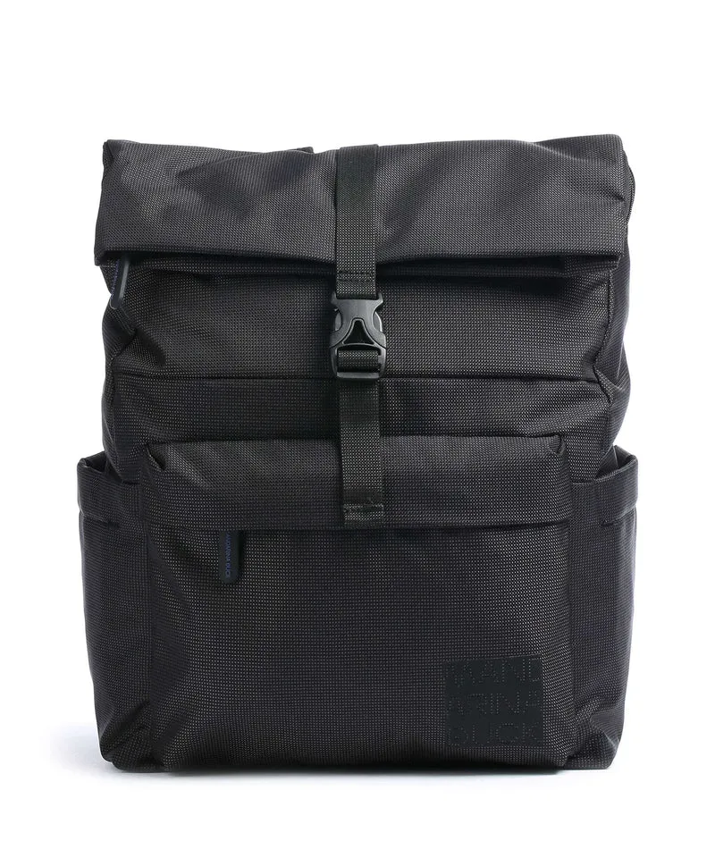 Mandarina Duck District Mochila roll-top black ink
