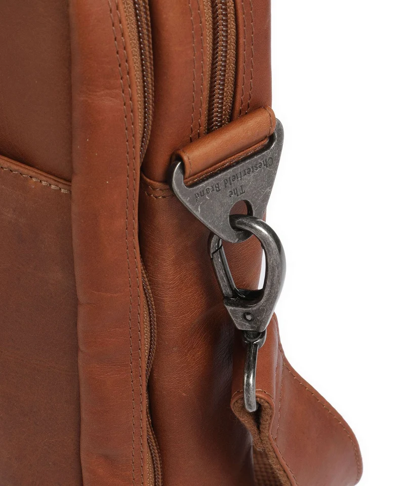 The Chesterfield Brand Cow Wax Pull Up Frazer Maletín cognac