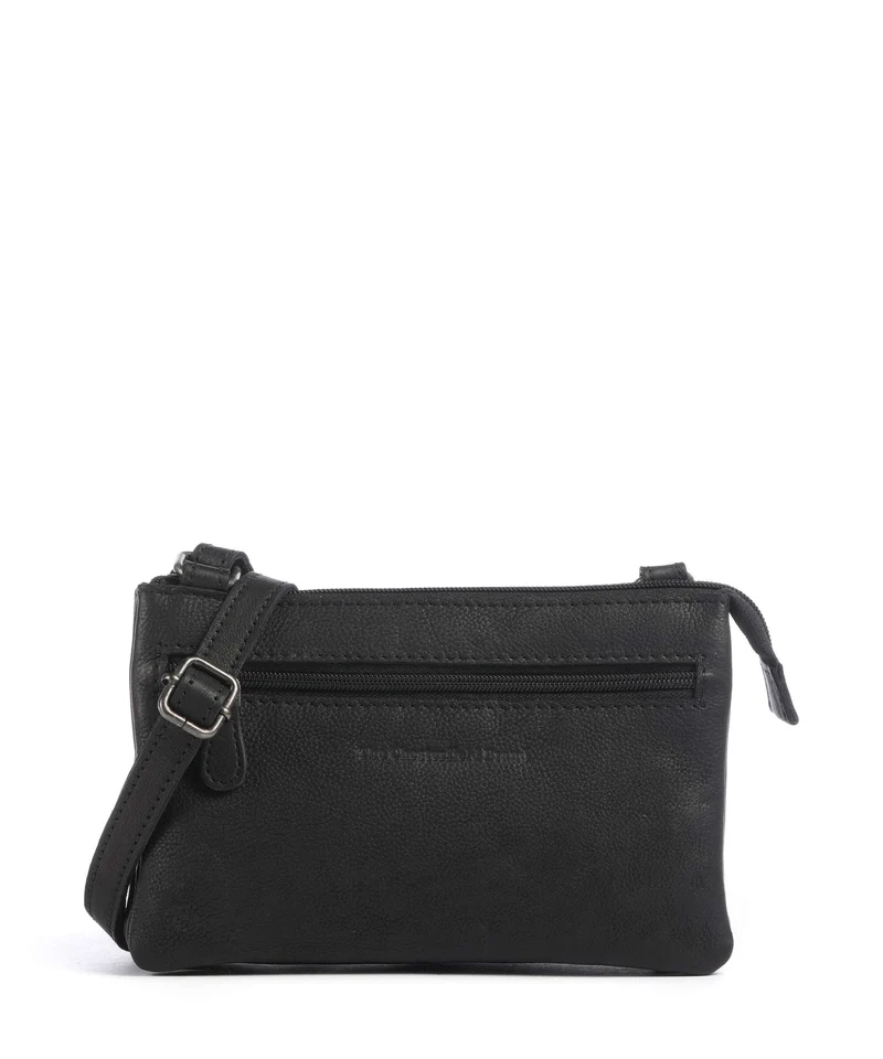 The Chesterfield Brand Washed Waxed Cow Osaka Bandolera black