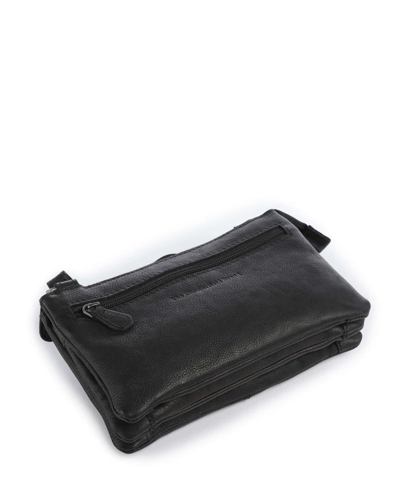 The Chesterfield Brand Washed Waxed Cow Osaka Bandolera black