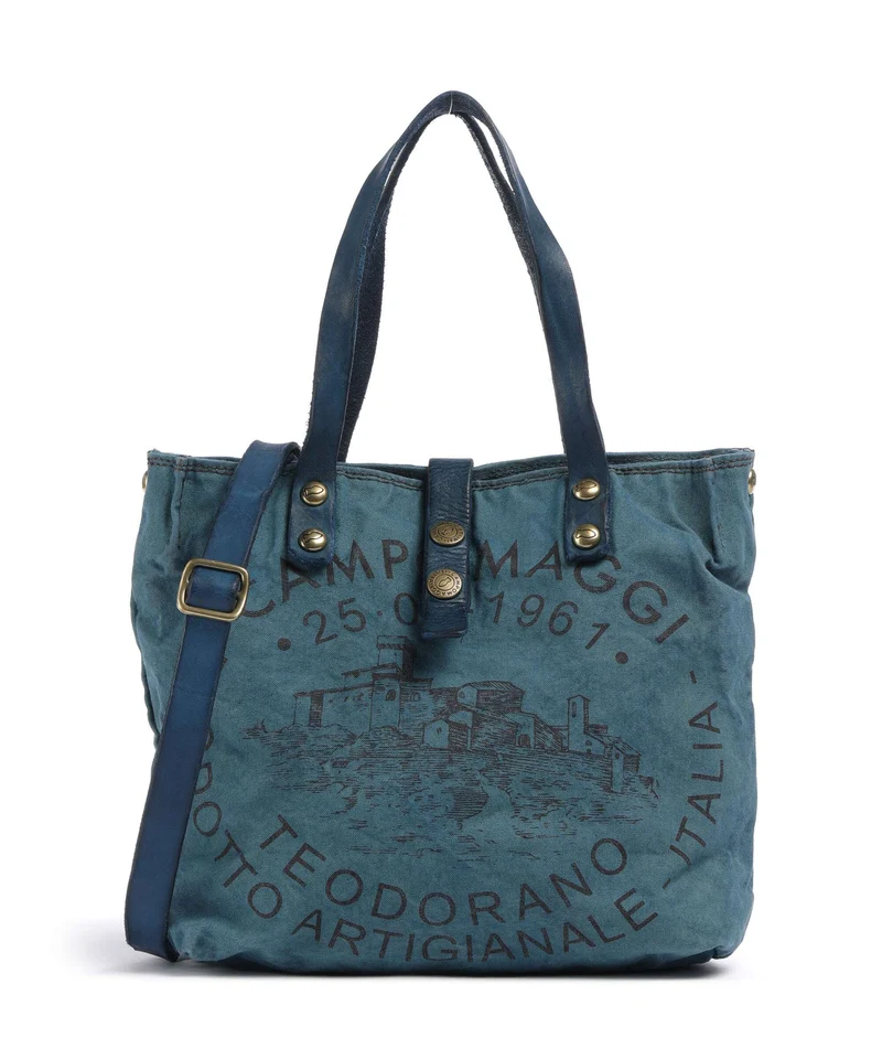 Campomaggi Bolso de mano beige/zaffiro/moro