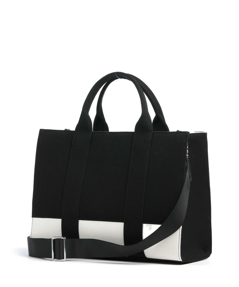 Karl Lagerfeld K/Rue St Guillaume Medium Bolso de mano cannoli cream/black