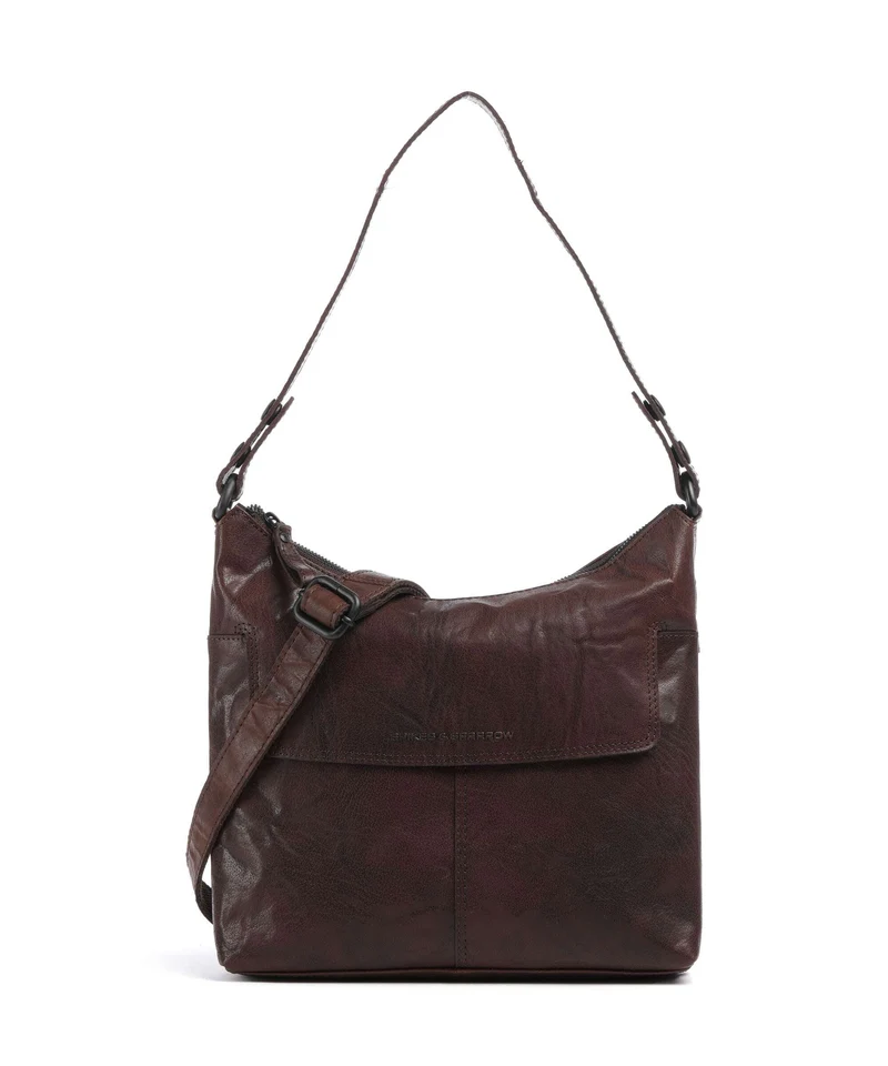 Spikes & Sparrow Bronco Sherrill Bolso de hobo dunkelbraun
