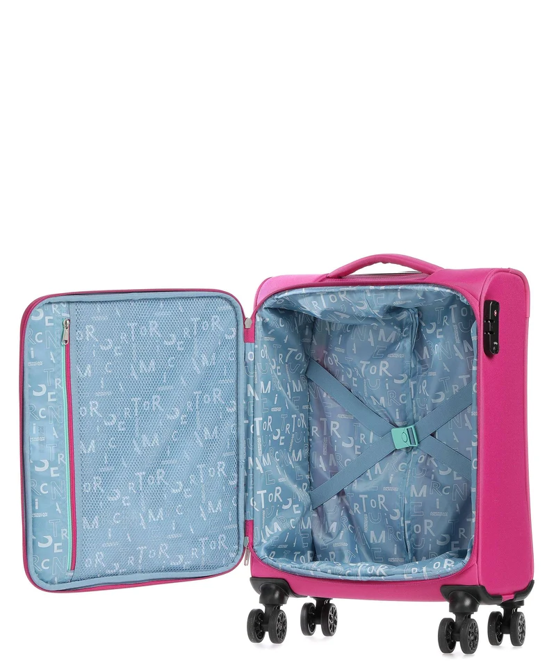 American Tourister Sea Seeker Maleta con 4 ruedas deep fuchsia
