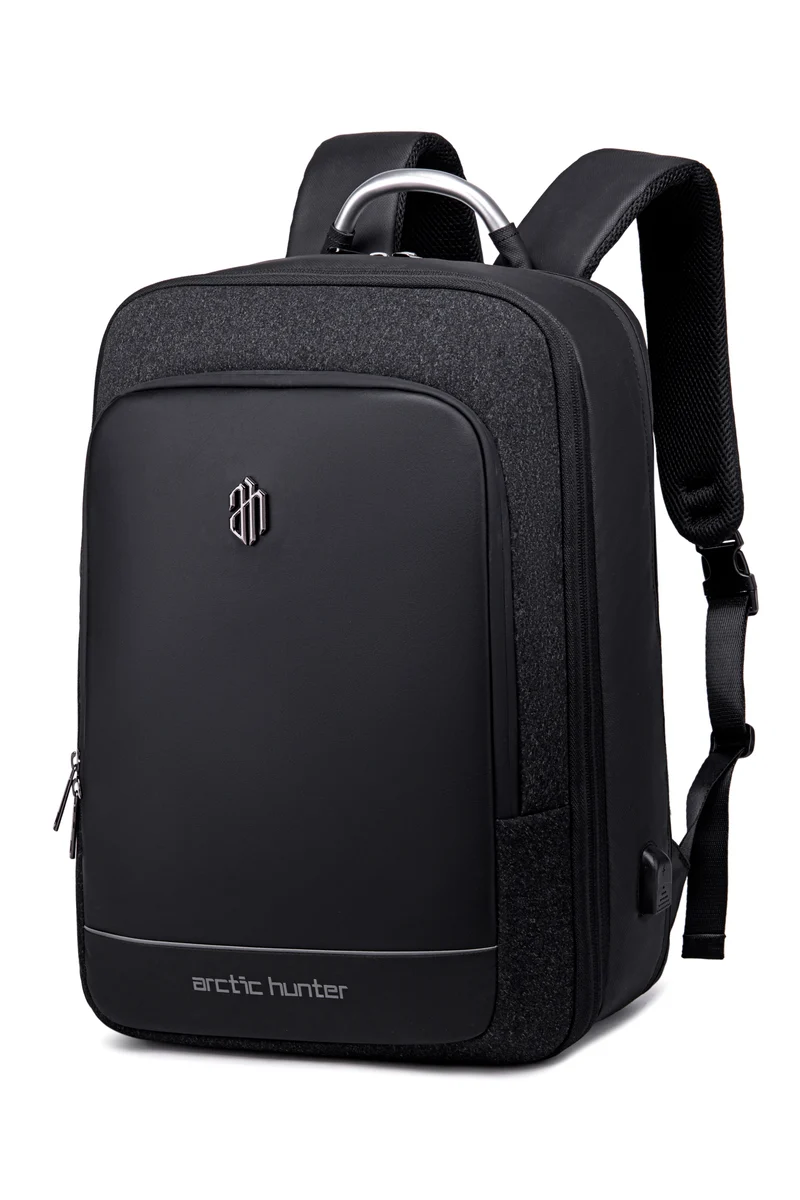 ARCTIC HUNTER B00227L | Mochila de Viaje expandible impermeable con diseño ejecutivo moderno