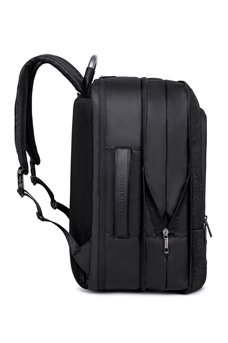 ARCTIC HUNTER B00227L | Mochila de Viaje expandible impermeable con diseño ejecutivo moderno