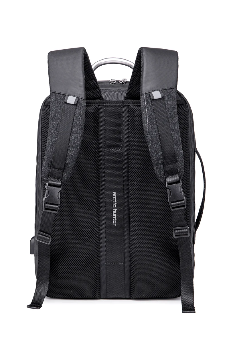 ARCTIC HUNTER B00227L | Mochila de Viaje expandible impermeable con diseño ejecutivo moderno