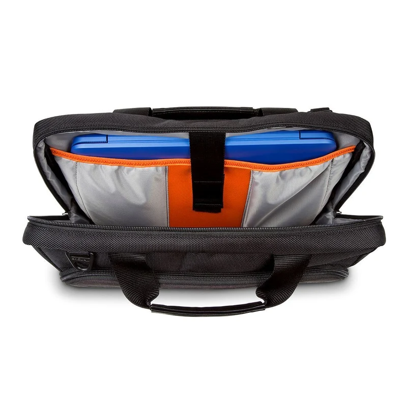 CitySmart 12, 12.5, 13, 13.3, 14" Slimline Topload Laptop Case - Black/Grey