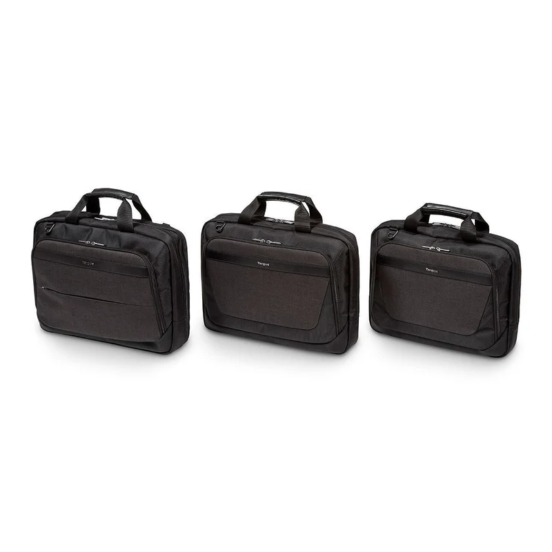 CitySmart 12, 12.5, 13, 13.3, 14" Slimline Topload Laptop Case - Black/Grey