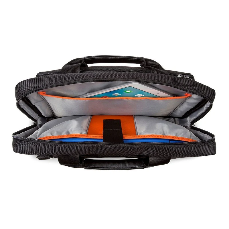 CitySmart 12, 12.5, 13, 13.3, 14" Slimline Topload Laptop Case - Black/Grey