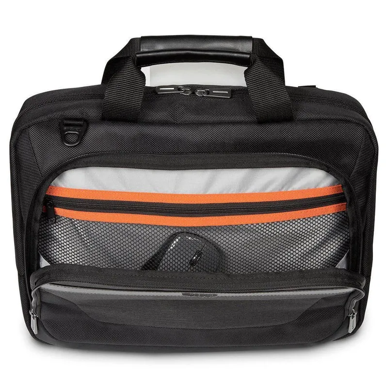 CitySmart 12, 12.5, 13, 13.3, 14" Slimline Topload Laptop Case - Black/Grey