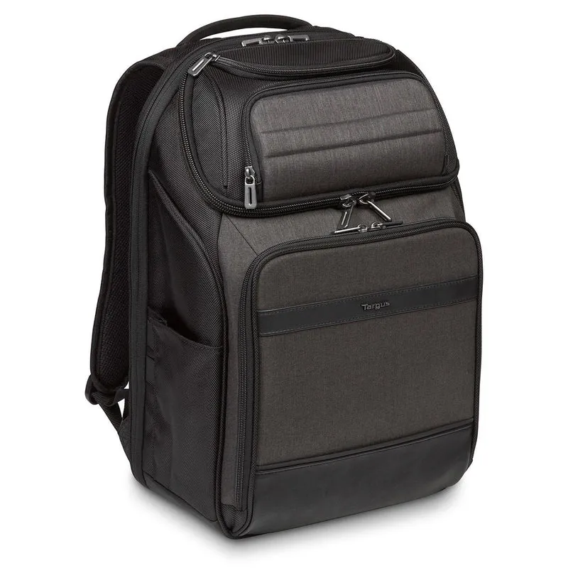 CitySmart Professional Laptop Backpack supports upto 15.6" size - Black/Grey