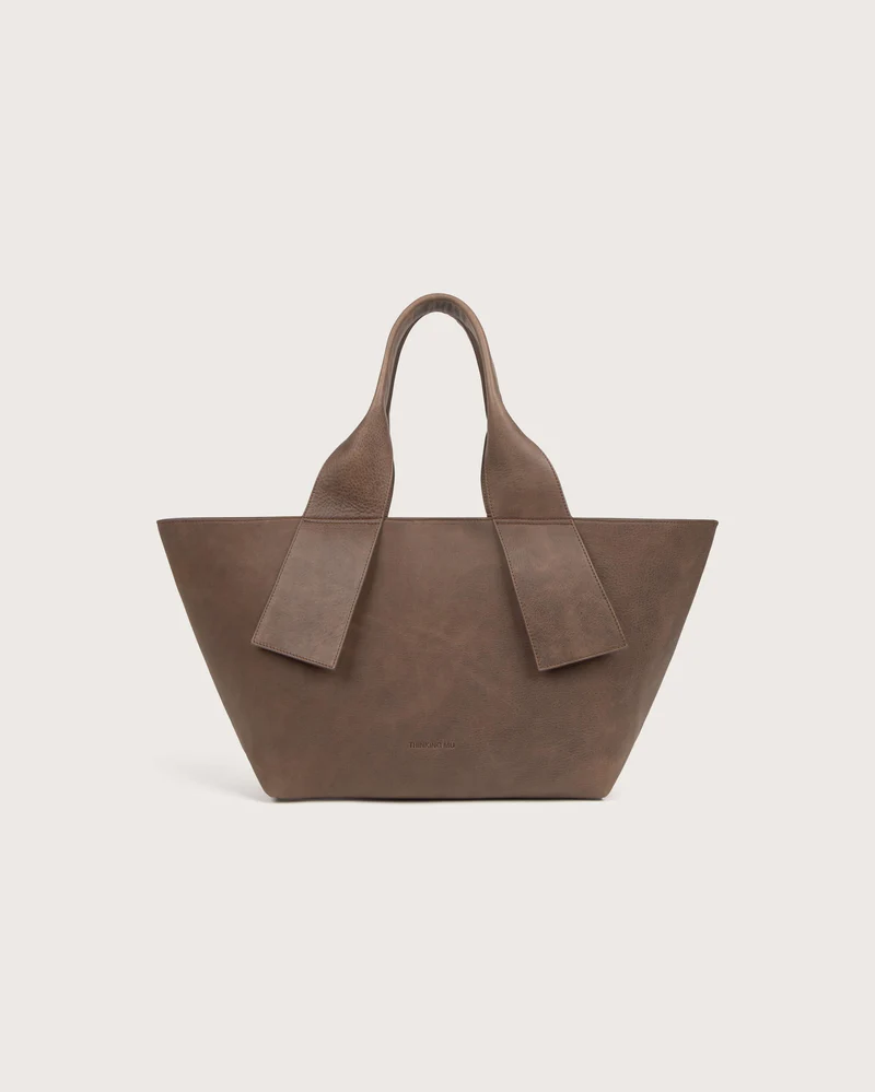 Bolso marrón oscuro piel Pepo