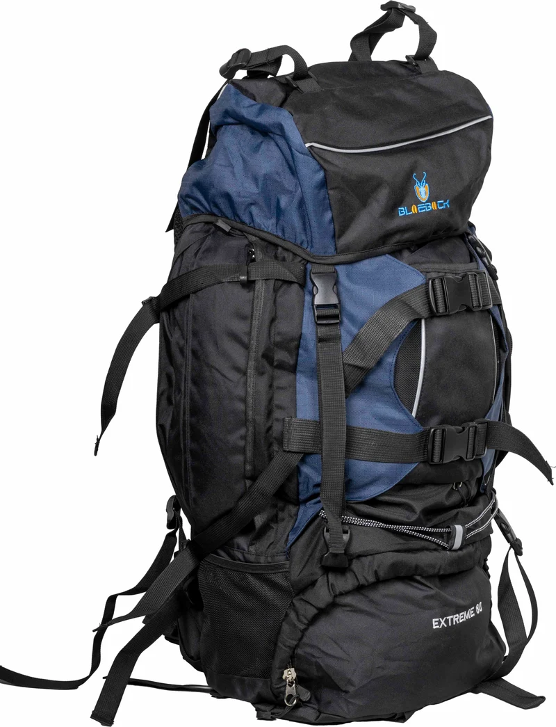 Mochila Viajera para Montaña y Trekking - 80 L - Con compartimientos y Funda impermeable