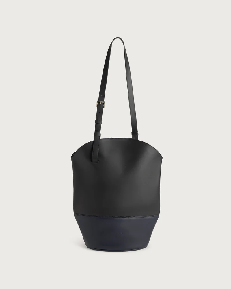 Bolso negro y navy piel Carolyn