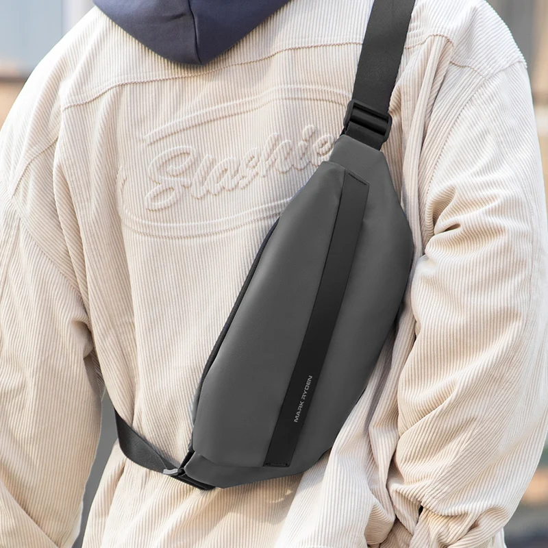 Peiano Elite Gray: Oxford Material Elegant Lightweight Waterproof Crossbody Bag