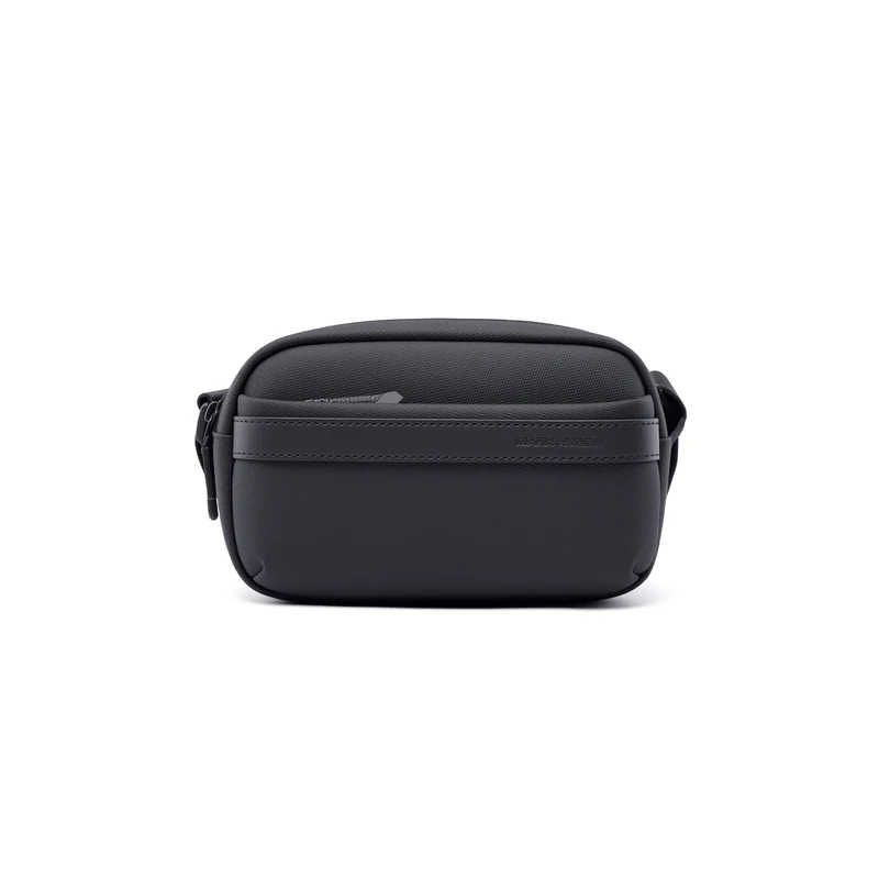ExecSlim: Slim Business Crossbody Bag with 3 Compartments and Key Hook