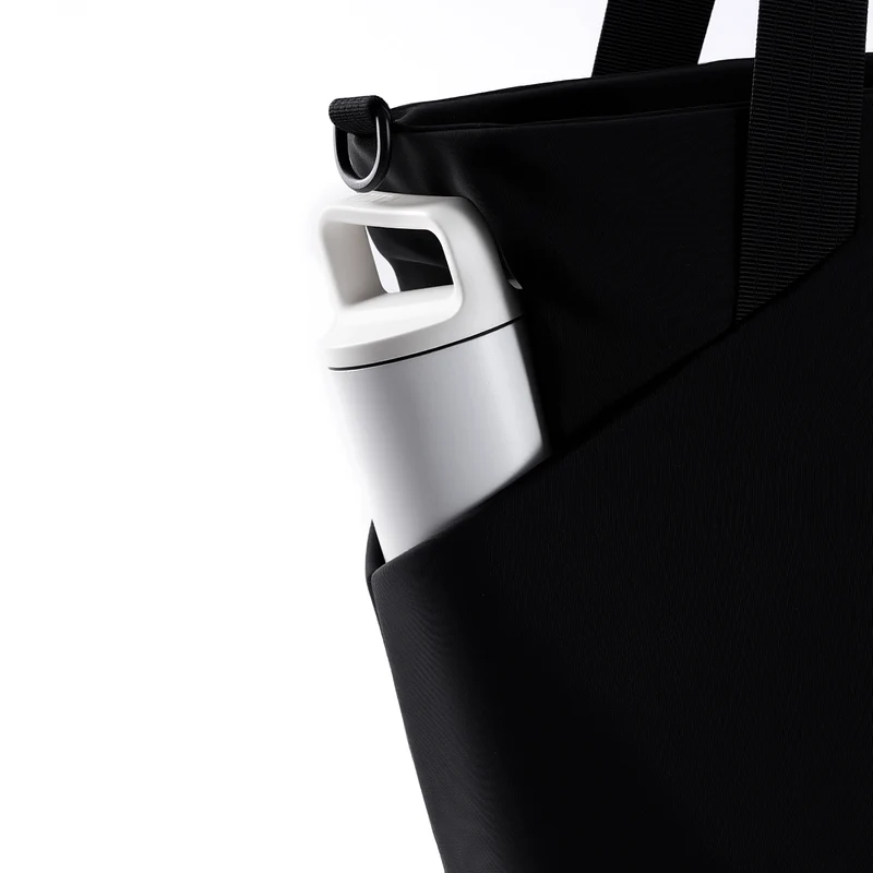 ToteShift: 16L Water-Resistant Laptop Tote Bag with Detachable Crossbody Strap