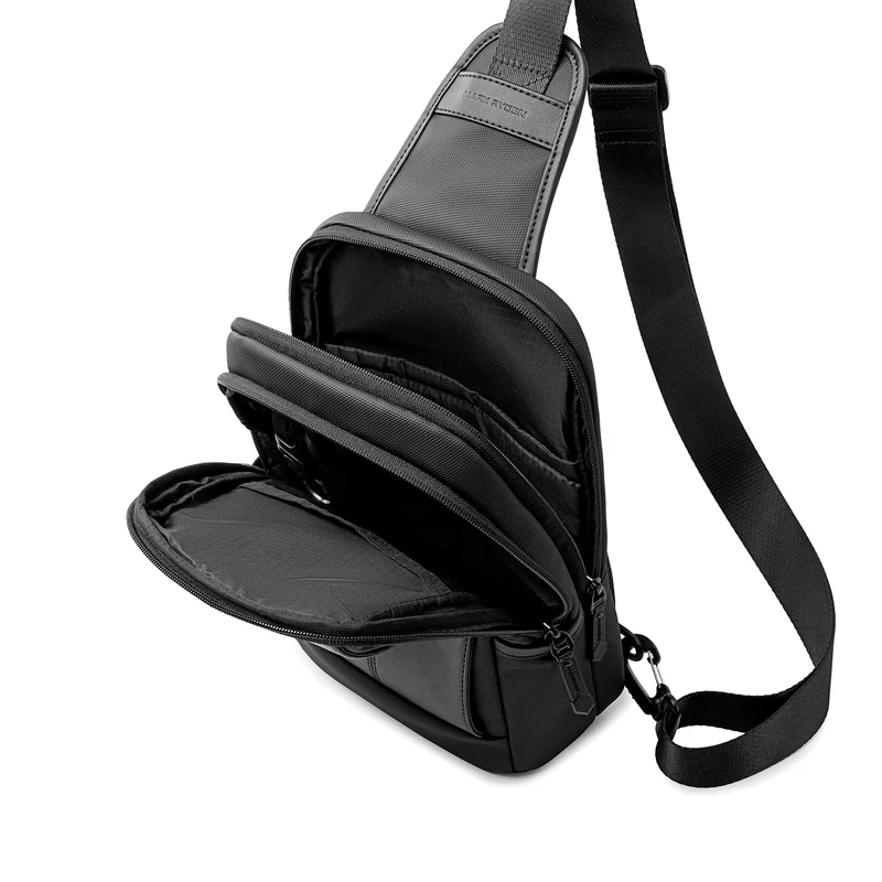 AeroCross: 6L Water-Resistant Crossbody Sling Bag with Sleek Business Design