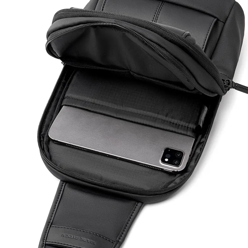 AeroCross: 6L Water-Resistant Crossbody Sling Bag with Sleek Business Design