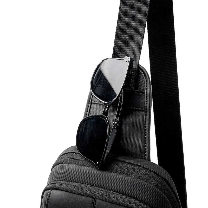 AeroCross: 6L Water-Resistant Crossbody Sling Bag with Sleek Business Design