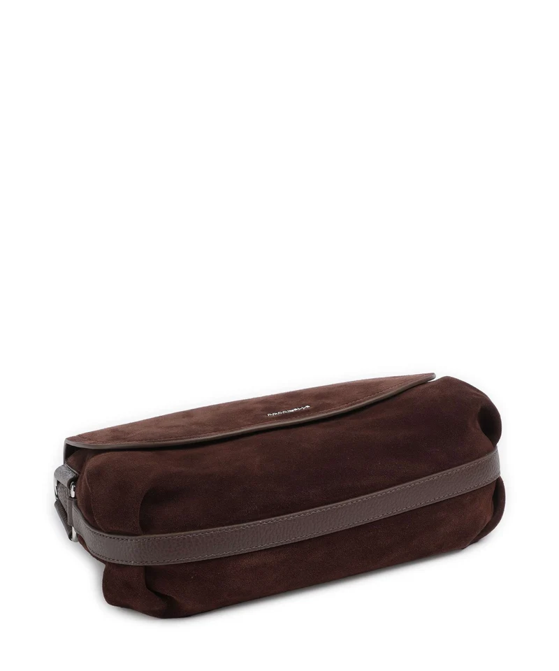 Coccinelle Rebekka Suede Bolso de hombro brunette