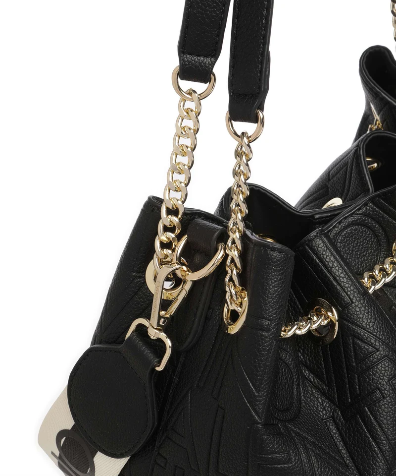 Valentino Bags Pansy Bucket bolso de mano nero