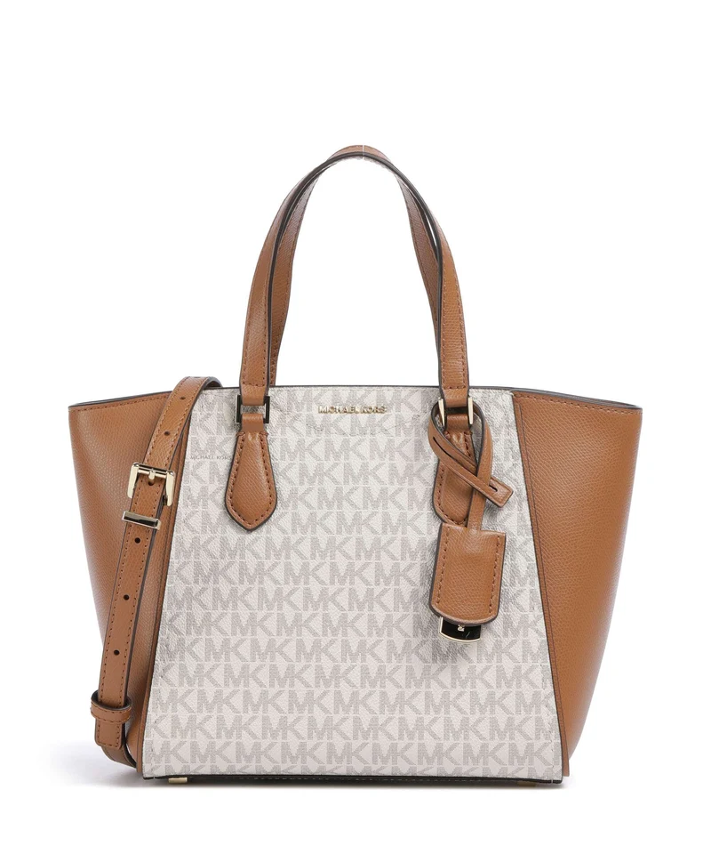 Michael Kors Taryn Bolso de mano vanilla/acorn