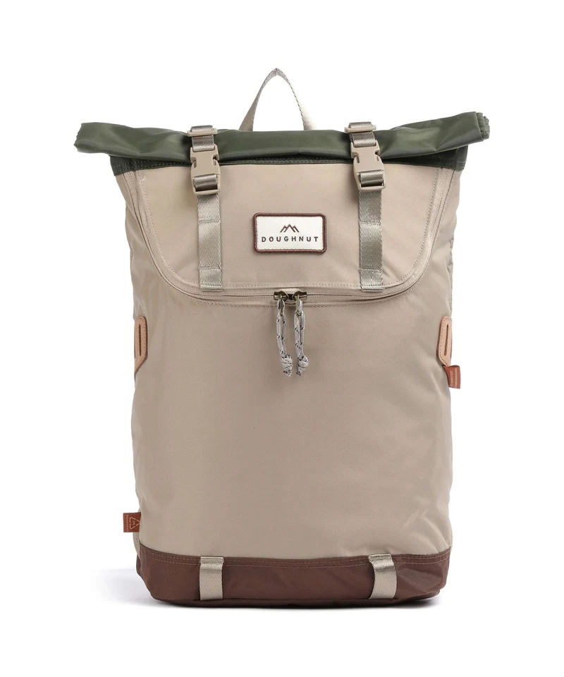 Doughnut Jungle Christopher Small Mochila roll-top beige