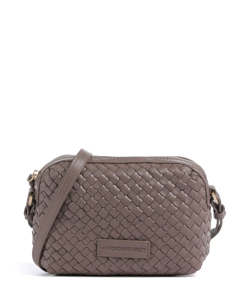 Les Visionnaires Lynn Weave Silky Bandolera taupe brown