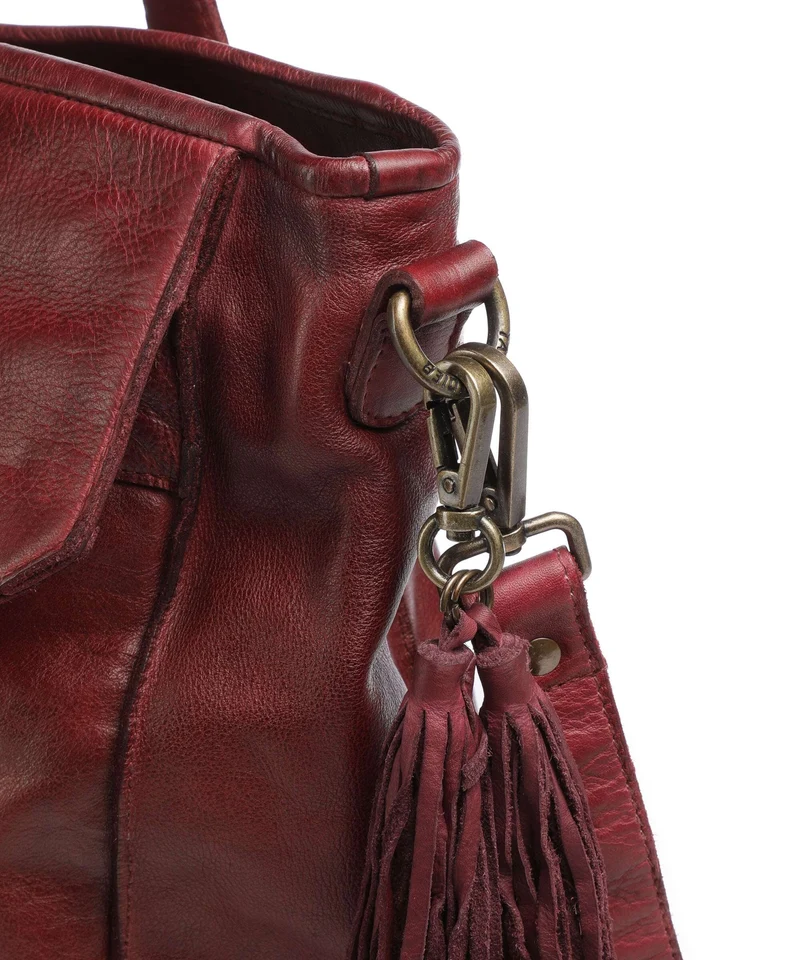 Taschendieb Wien Seelengasse 2 Bolsa shopping red burgundy