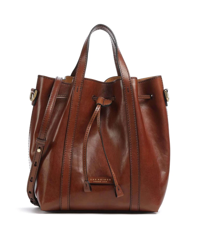 The Bridge Vittoria Bucket bolso de mano marrone