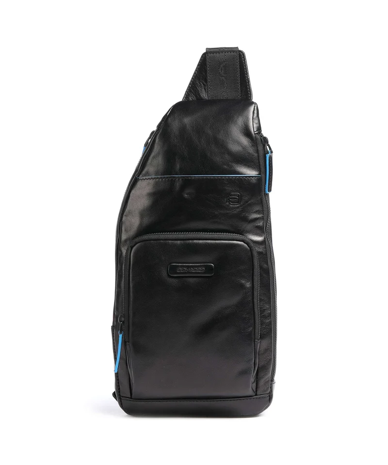 Piquadro Blue Square Revamp Mochila sling black