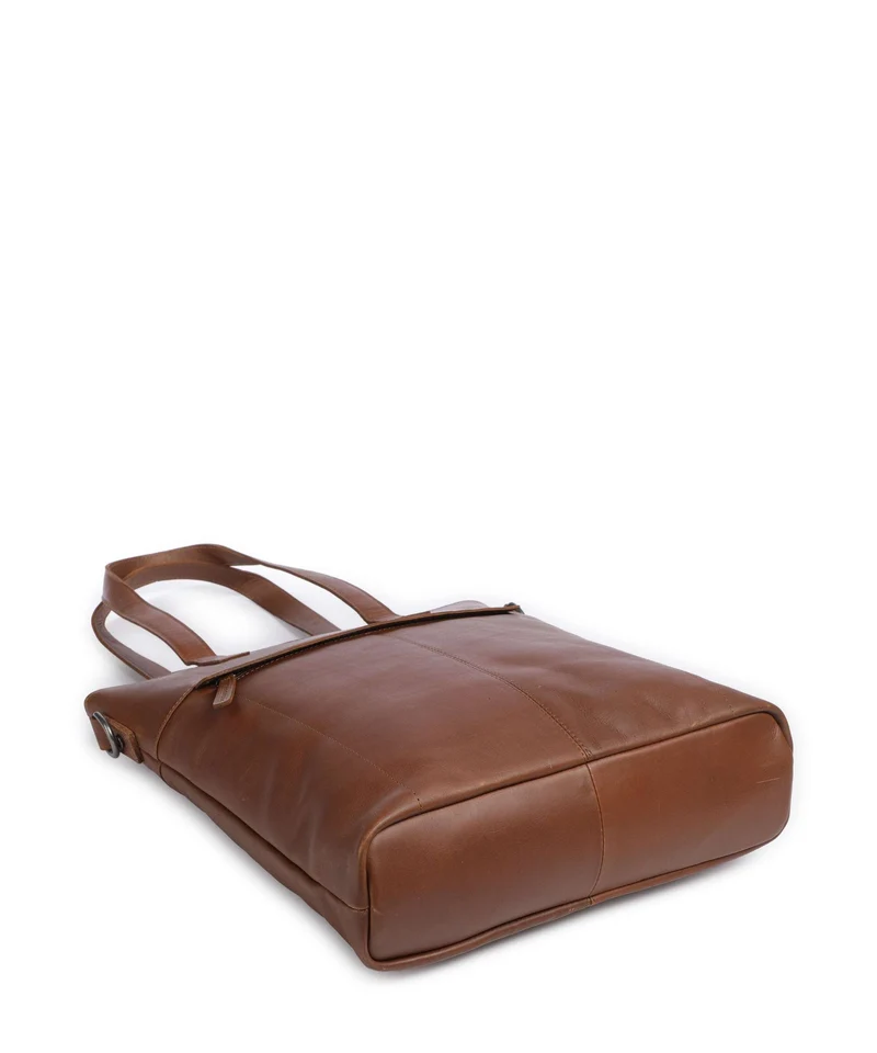 The Chesterfield Brand Wax Pull Up Cow Nunavik Bolsa shopping cognac