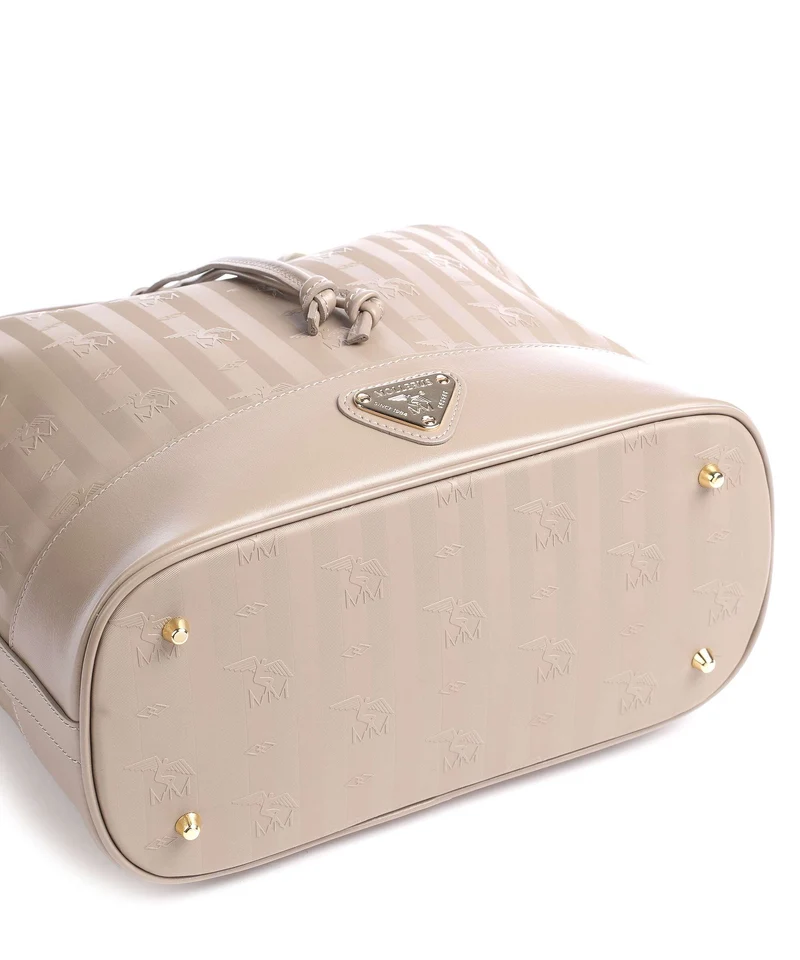 Maison Mollerus Vinerus Niesen Bucket bolso de mano taupe
