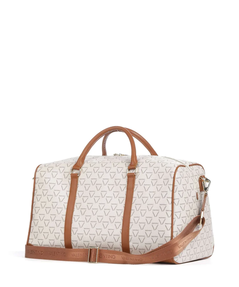Valentino Bags Lady Re Bolsa de fin de semana bianco/cuoio