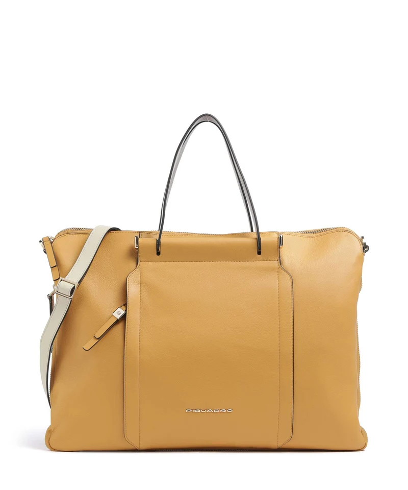Piquadro Circle Maletín yellow/beige