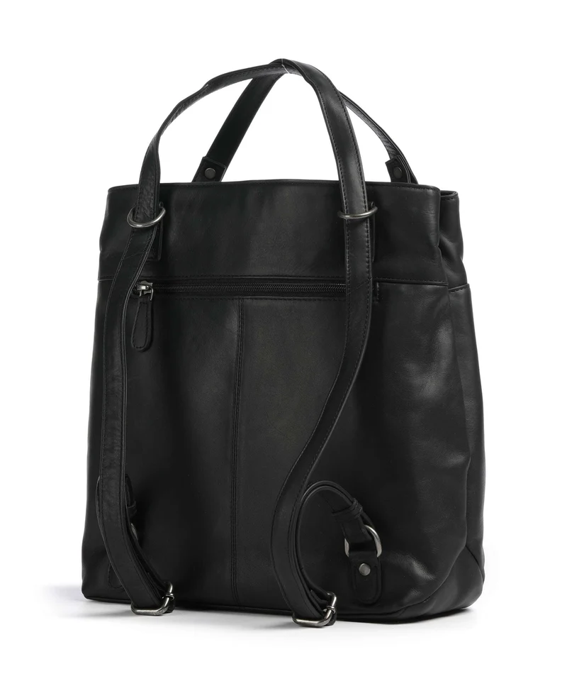 The Chesterfield Brand Wax Pull Up Cow Raynor Bolso mochila black