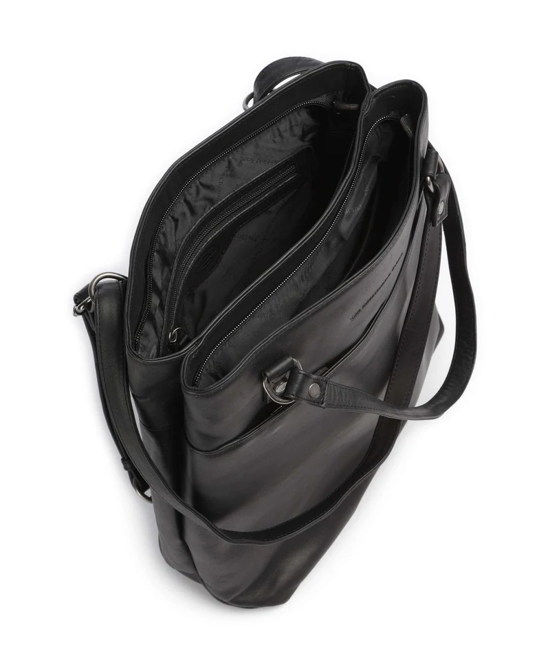 The Chesterfield Brand Wax Pull Up Cow Raynor Bolso mochila black