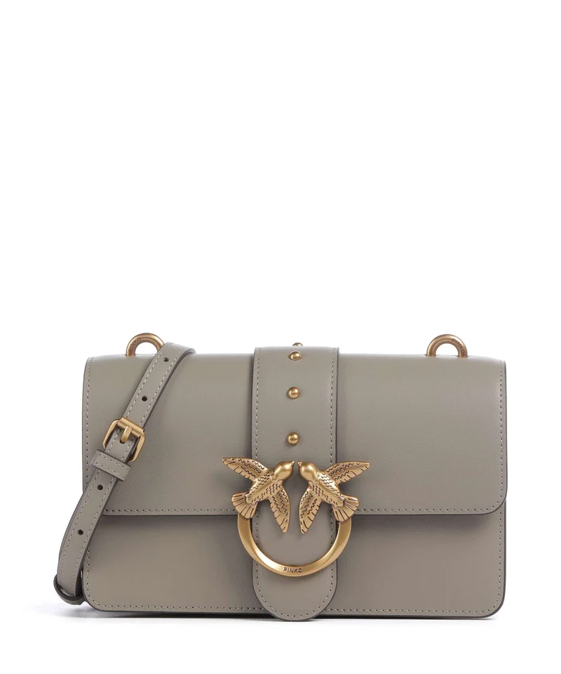 Pinko Love One Mini Bandolera noce/antique gold