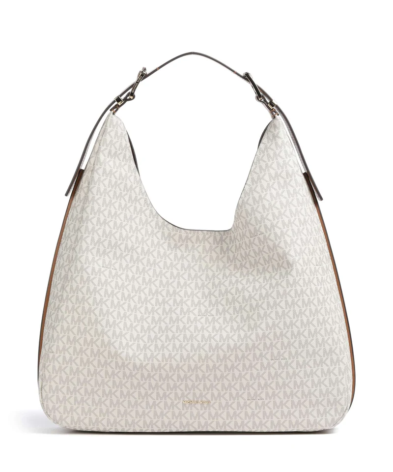 Michael Kors Nolita Large Bolso de hobo vanilla/acorn