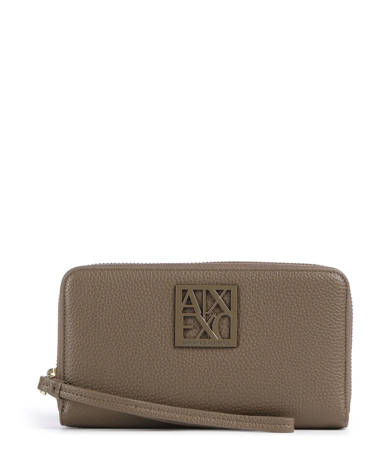 Armani Exchange Susy Soft Monedero dark taupe