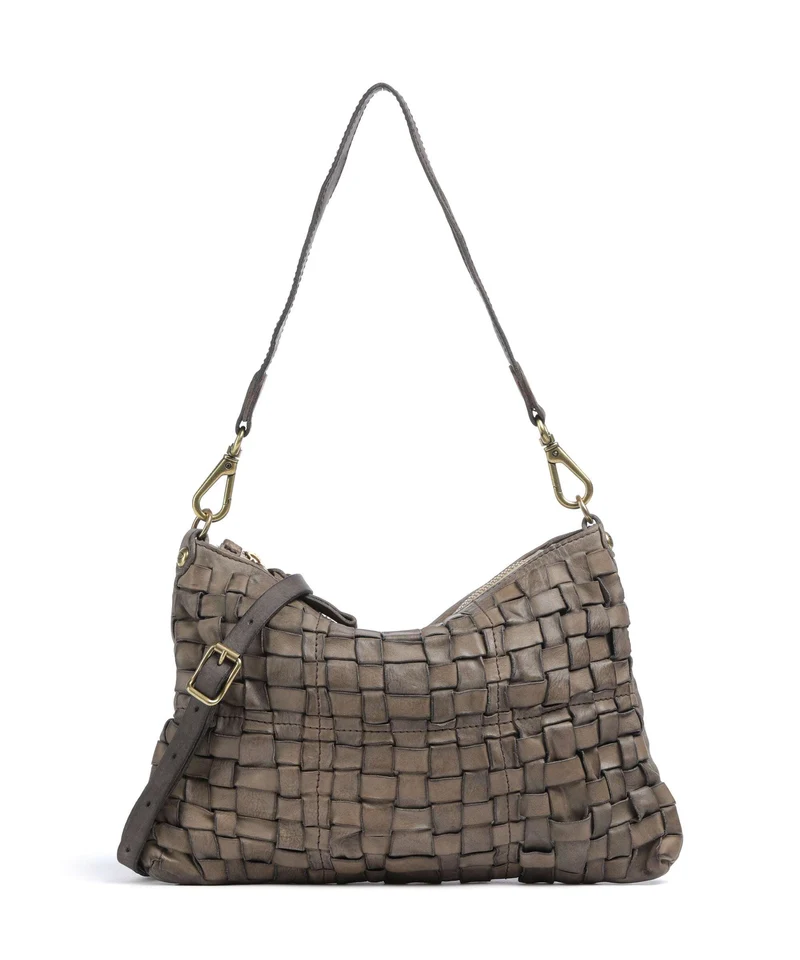 Campomaggi Bolso de hombro cemento