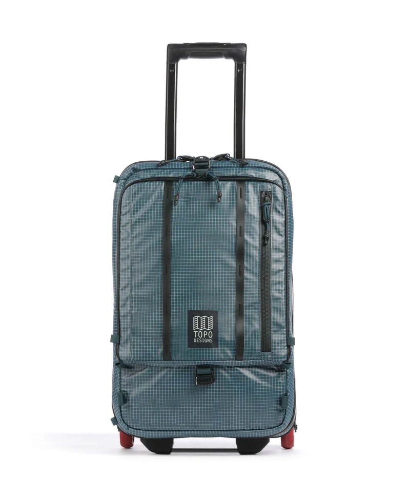 Topo Designs Apex Bolso de viaje con ruedas pond blue