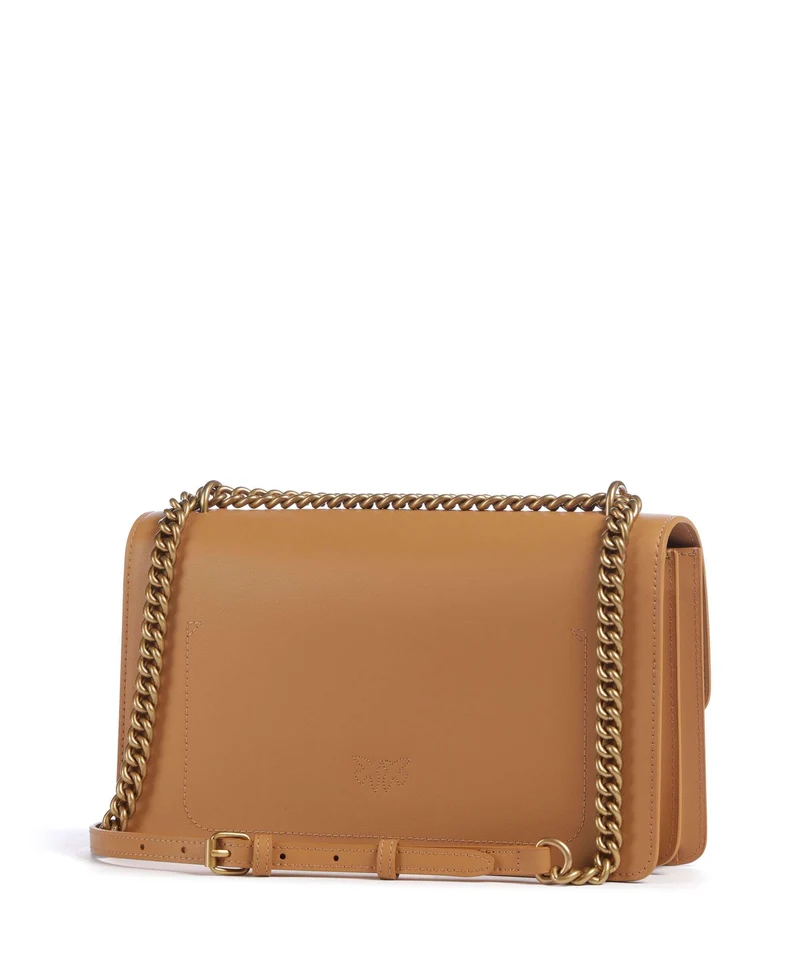 Pinko Love One Classic Bolso de hombro torrone/antique gold