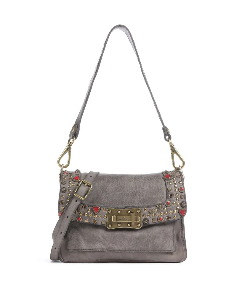 Campomaggi Bolso de hombro cemento